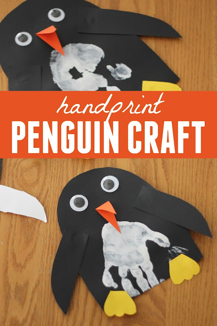 Toddler Approved!: Handprint Penguin Craft