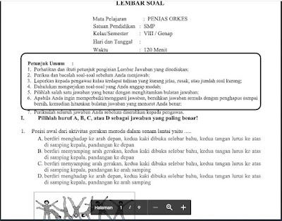 Soal Dan Jawaban Pat Pjok Kelas 8 Kurikulum 2013 Soal Pelajaran