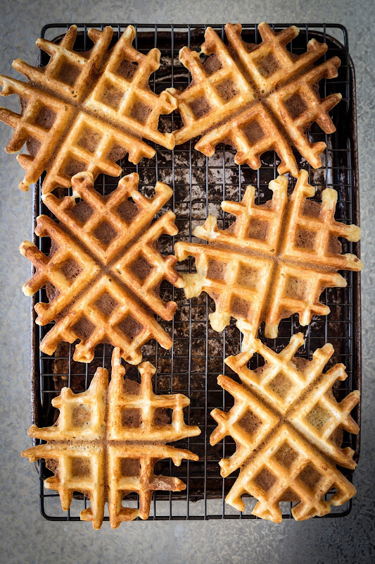 Milk and Honey Overnight Sourdough Buttermilk Waffles