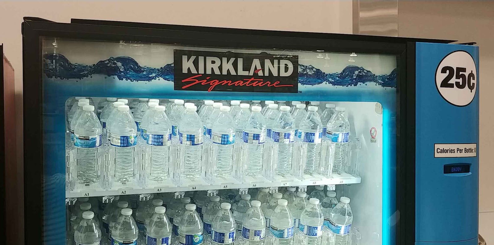 Costco의 Kirkland Purified Water 가격 비교