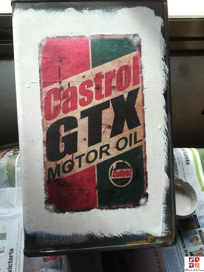 tunear lata de aceite