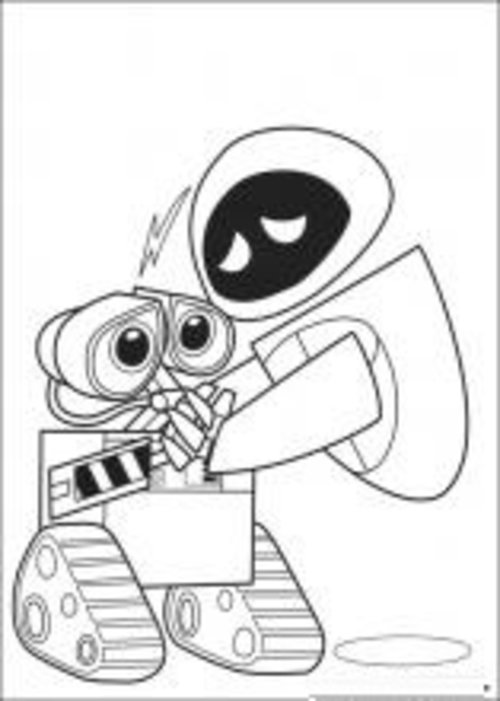 wall e coloring pages free - photo #13