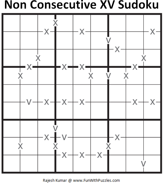 Non Consecutive XV Sudoku (Fun With Sudoku #116)