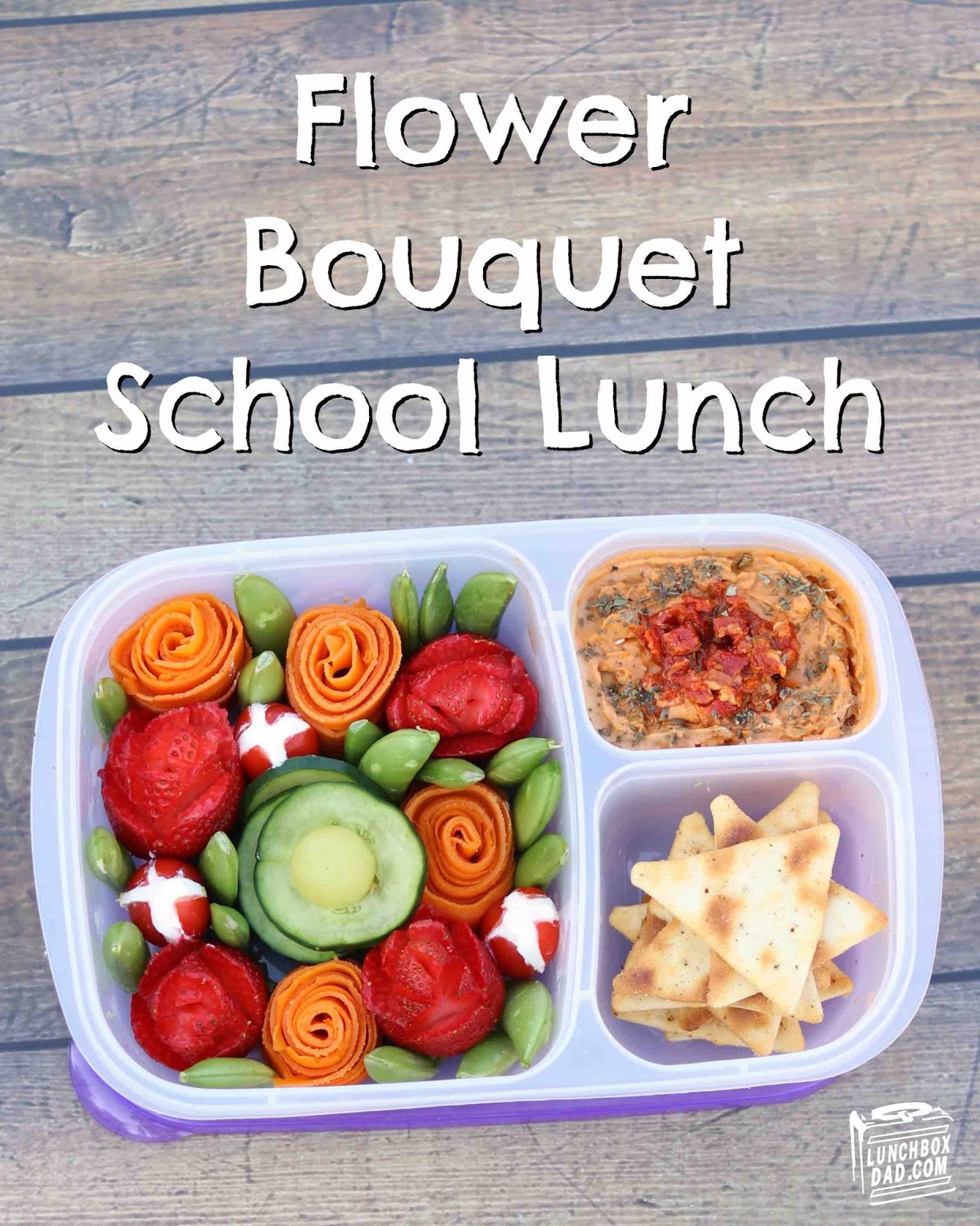 Lunchbox Dad Fun Flower Bouquet School Lunch Idea
