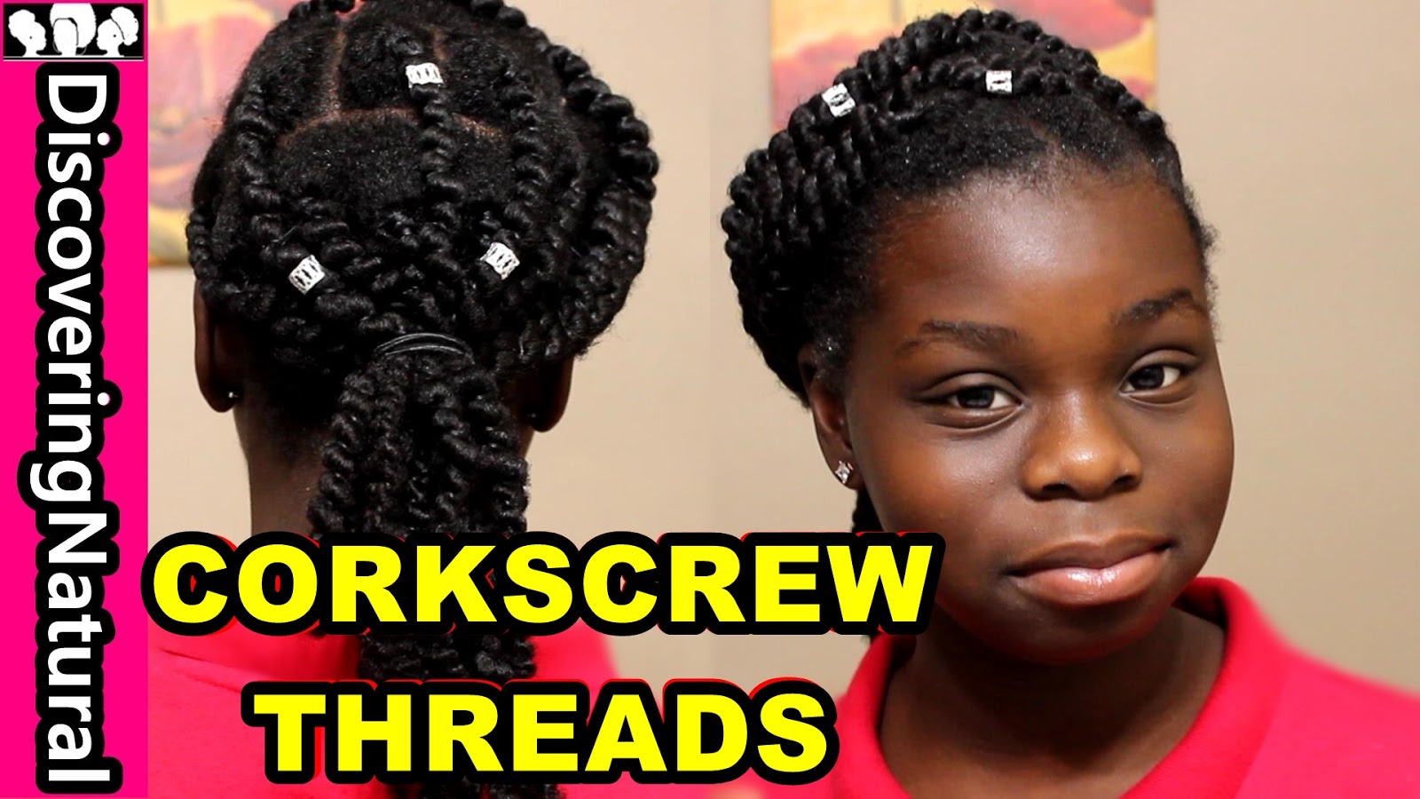 Discoveringnatural How To Do Corkscrew African Threading And How