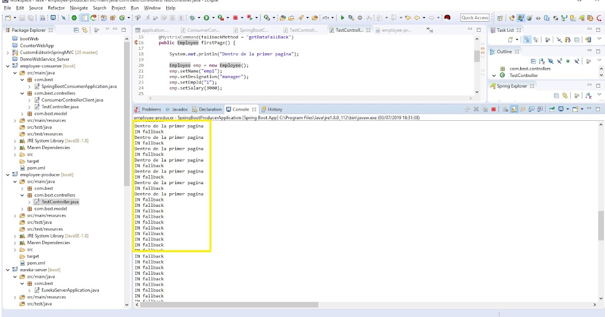Holocron Spring Cloud Netflix, Microservice, Hystrix (Circuit Breaker