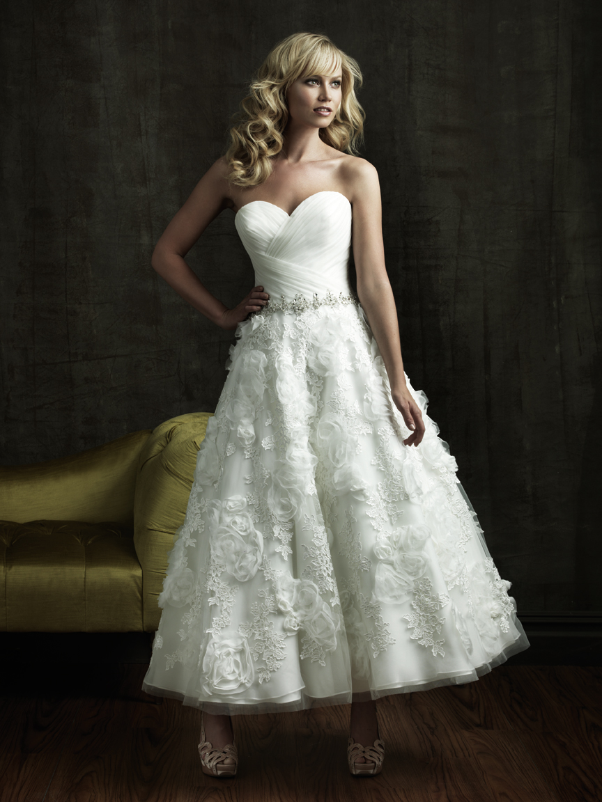 Hills in Hollywood Bridal and Formal Wear: Tea-Length Wedding Dresses ...