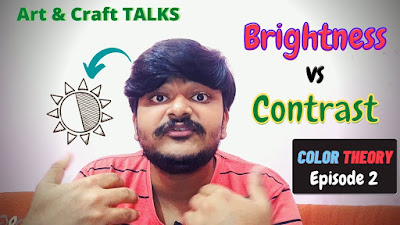 BRIGHTNESS or CONTRAST kya hai - What is BRIGHTNESS & CONTRAST - COLOR THEORY - In HINDI THUMBNAIL