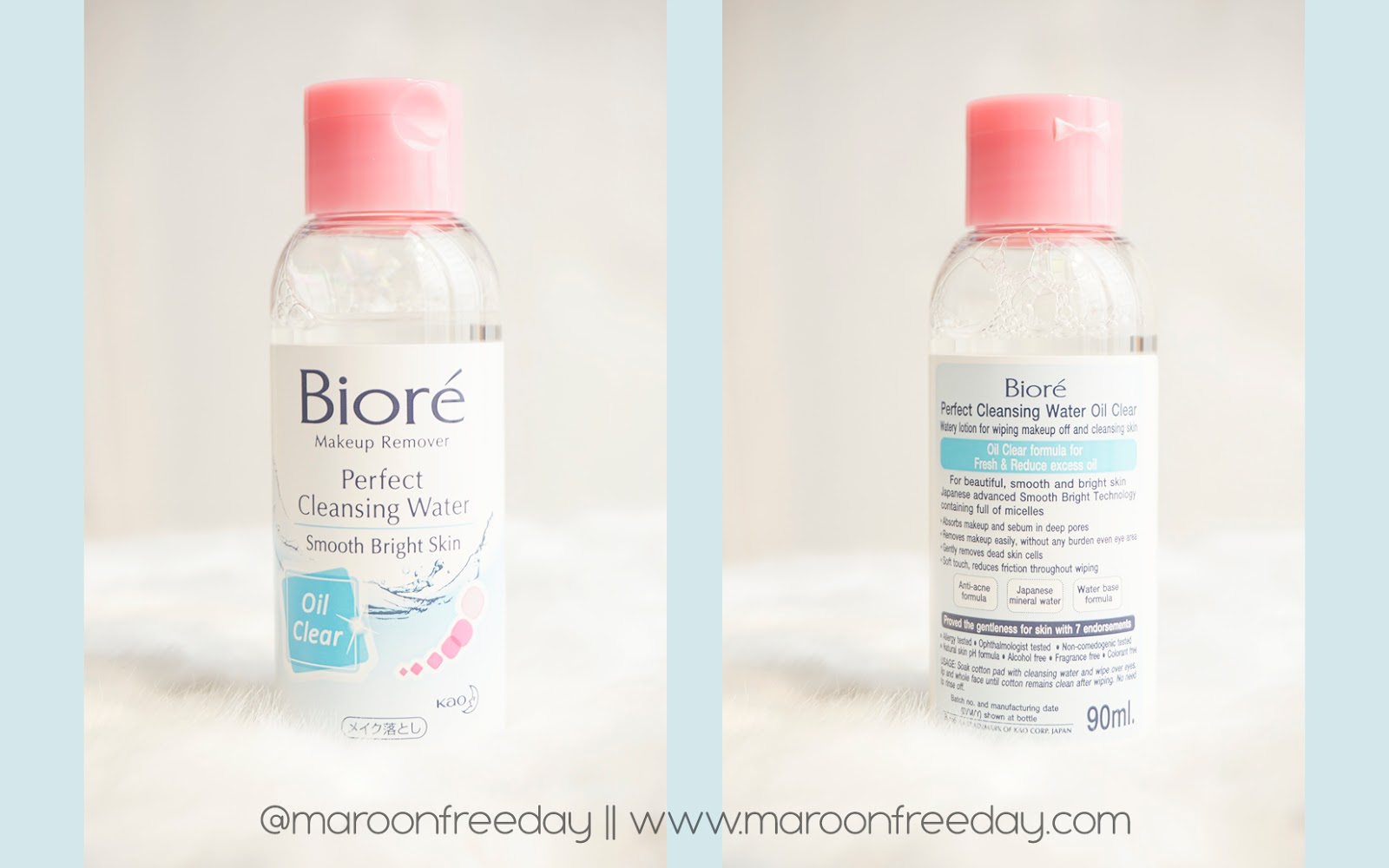 Review Biore Perfect Cleansing Water Oil Clear