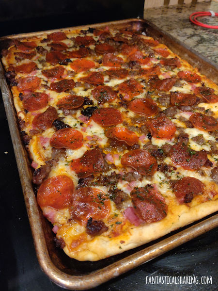 Homemade Sheet Pan Pizza Recipe, Billy Parisi