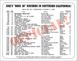 KHJ Boss 30 No. 66 - October 5, 1966