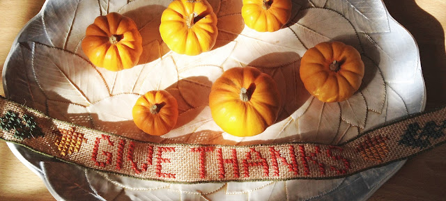 KBB Crafts & Stitches: "Give Thanks" Ribbon Banner