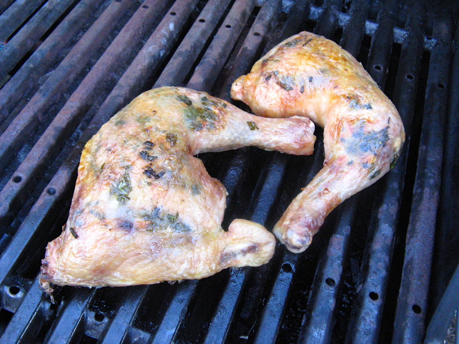 le sacristain: cuisse de poulet bbq
