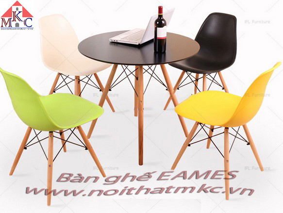  bàn ghế ăn eames