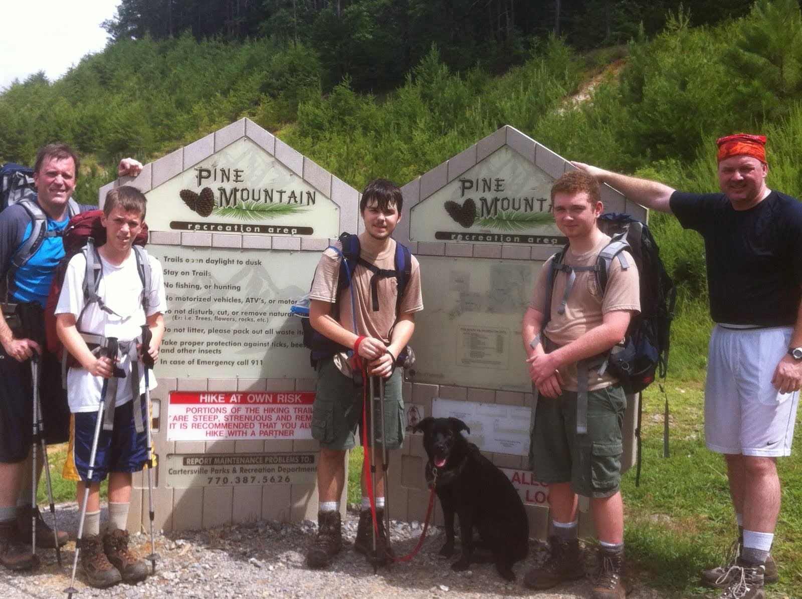 T955 Philmont Crew 2014 Philmont Crew Training Hike Pine Mountain