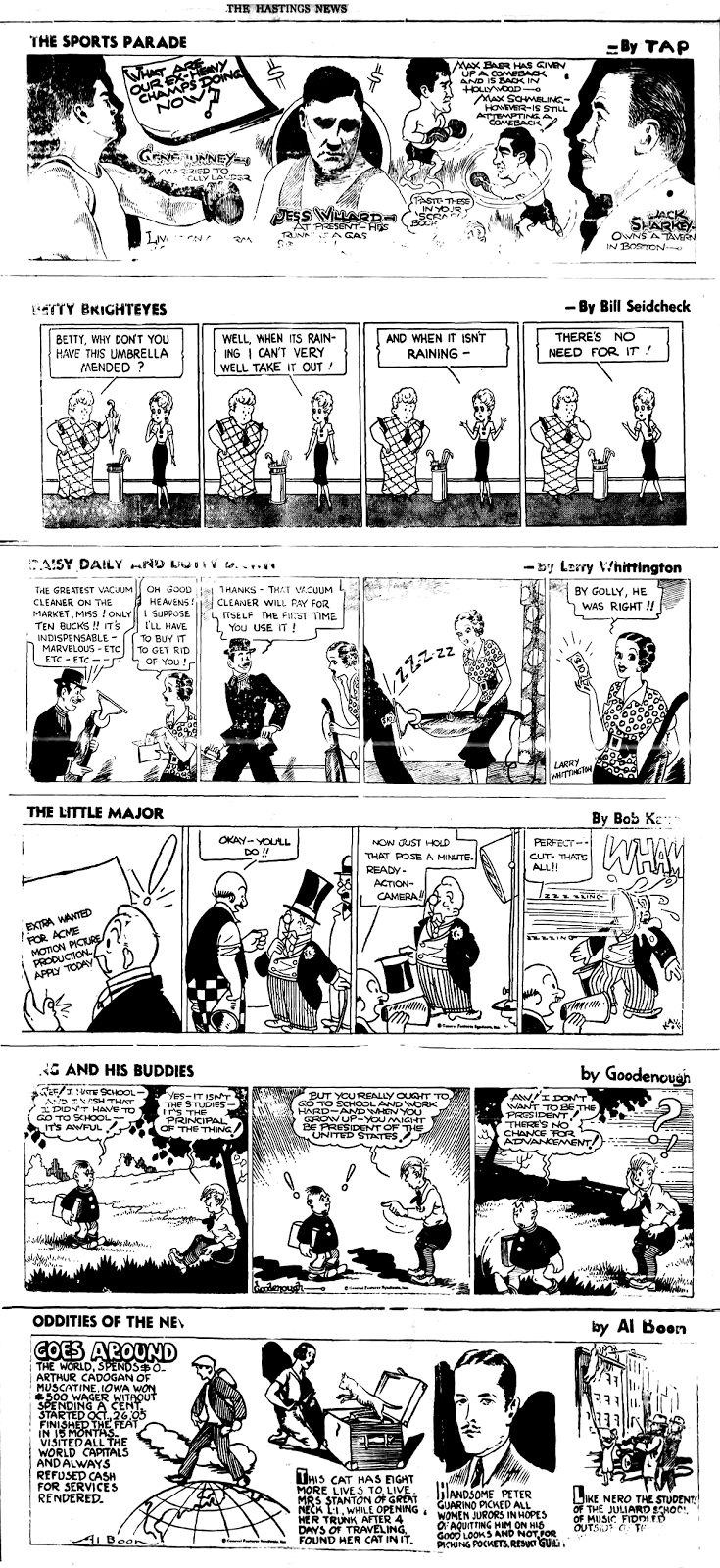 Stripper's Guide The Comic Strip Series of General Features Syndicate