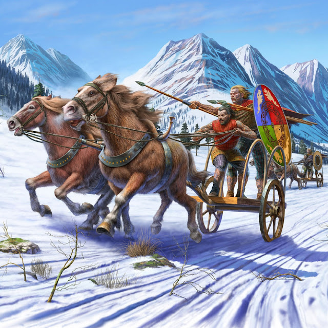 Winter chariot race