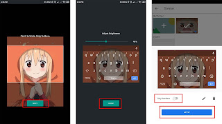 sesuaikan gambar wallpaper keyboard android dengan layout
