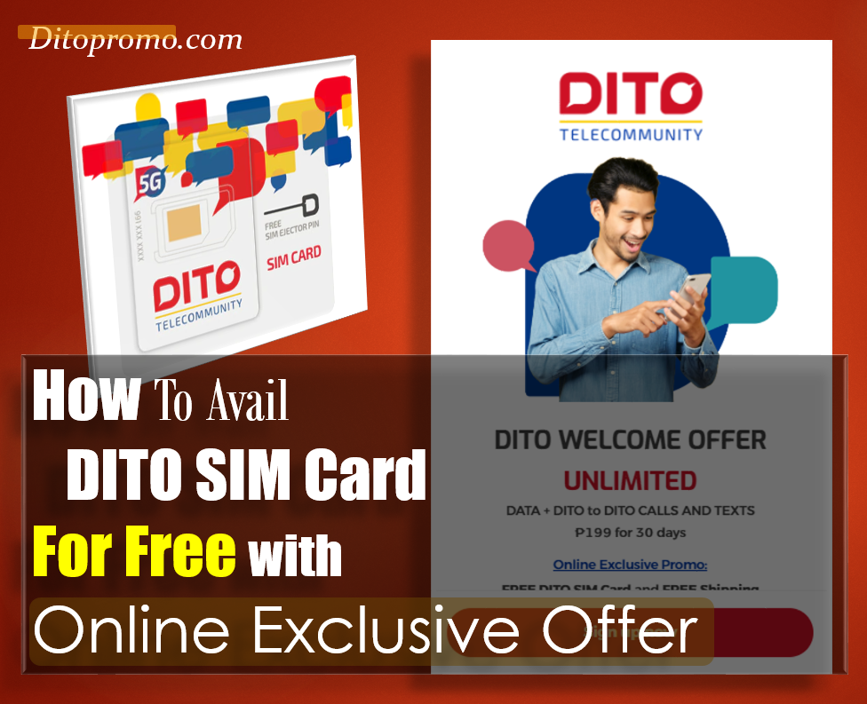 How To Avail DITO SIM Card For Free with Online Exclusive Offer