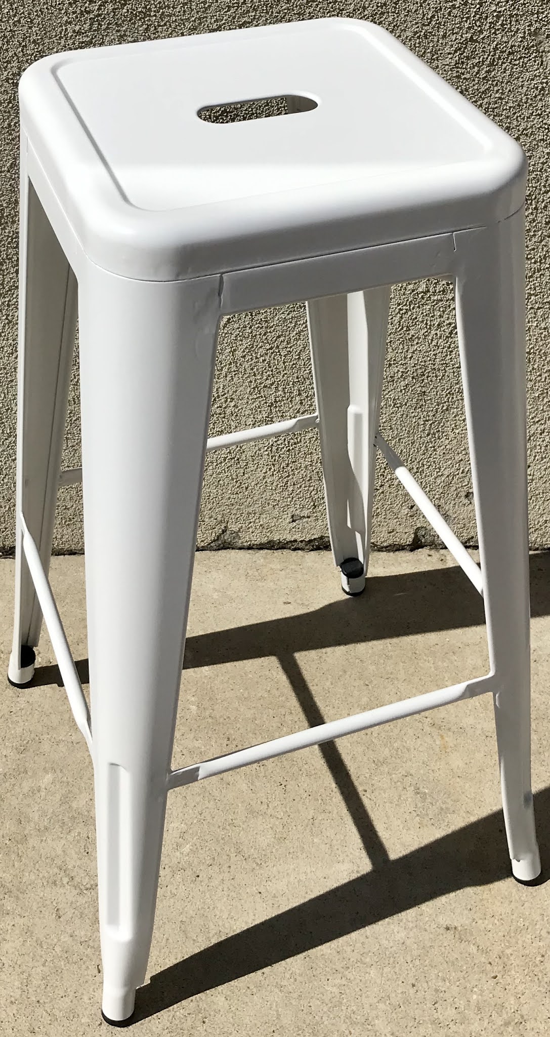 Uhuru Furniture & Collectibles Pair of White Bar Stools 95 SOLD