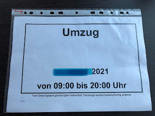 ドイツで路上駐車許可を申請/Haltverbotsschilder〜ドイツでセルフ引越し2〜