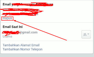 Cara Ganti Email Facebook