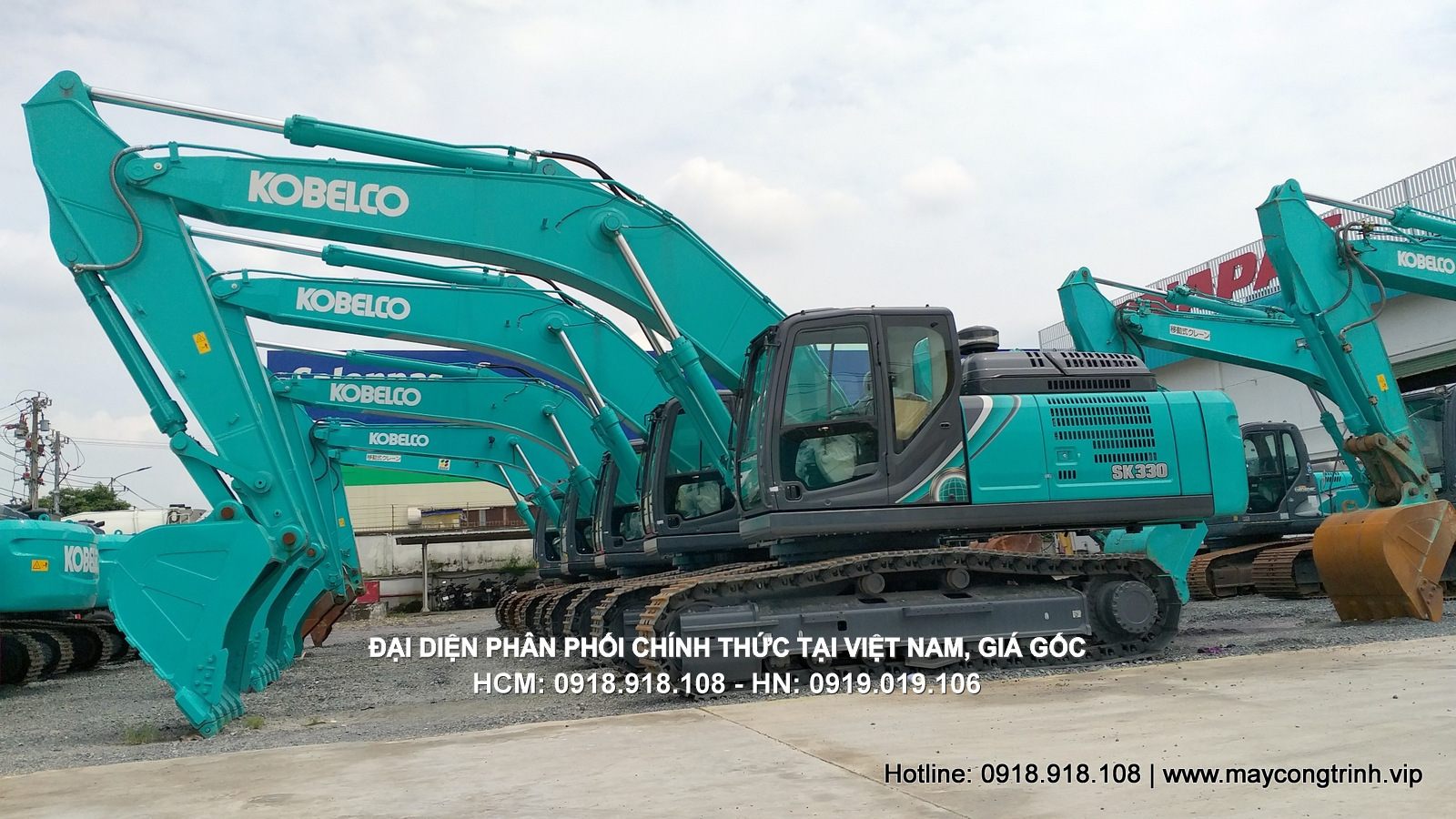 Máy xúc đào ( Máy đào, Máy xúc ) Kobelco sk500xdlc-10, gầu 2.1 - 2.5 m3