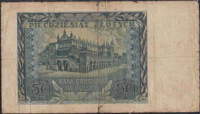 Polonia 50  Zlotych 1940 P# 96