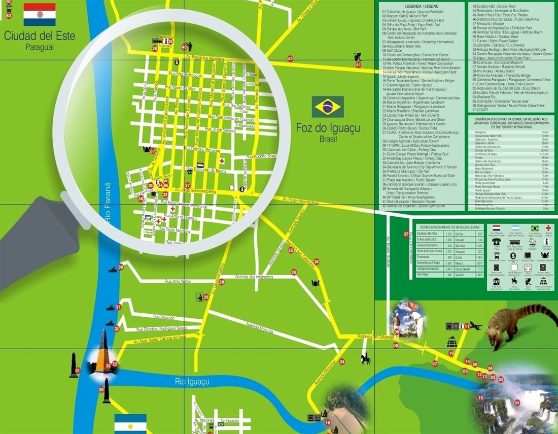 Mapas y planos de Foz do Iguaçu - Conmimochilacuestas