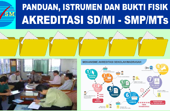 Download Instrumen Bukti Fisik Akreditasi Tingkat SD/SMP