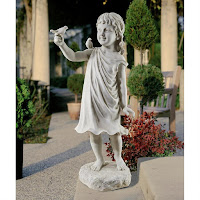 Estatuas de niños para el jardín