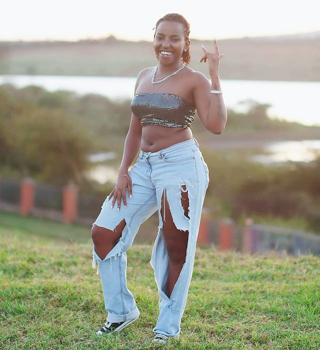 Ivy Namu is glad and grateful that her old, perfect body is coming back after successfully giving birth to her beautiful son. Ivy Namu is glad and grateful that her old, perfect body is coming back after successfully giving birth to her beautiful son.