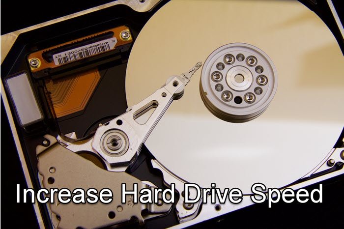 aumentar el rendimiento de la velocidad del disco duro