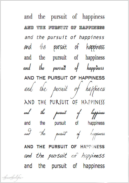 and the pursuit of happiness