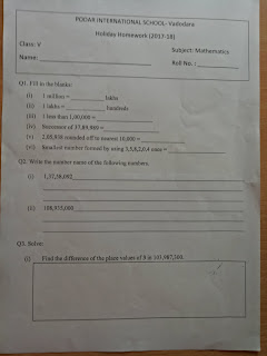 Holiday homework ideas for kindergarten image