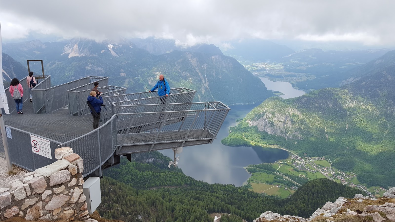 Австрия смотровая площадка Skywalk Hallstatt