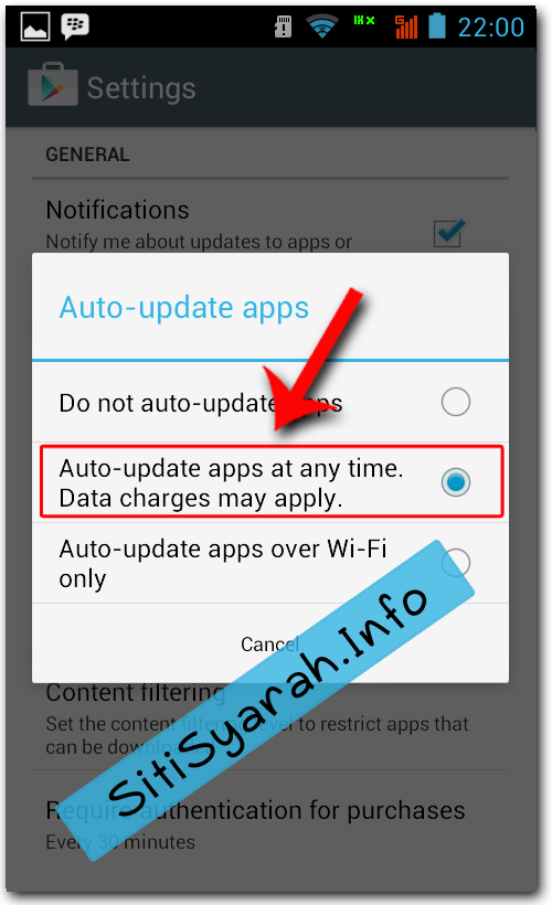 update aplikasi otomatis android