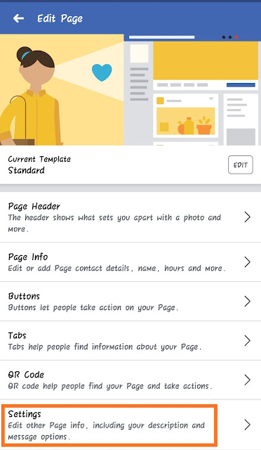 Facebook page delete in mobile