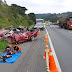 Motorista morre após bater carro na traseira de caminhão na BR-116, na Região de Curitiba