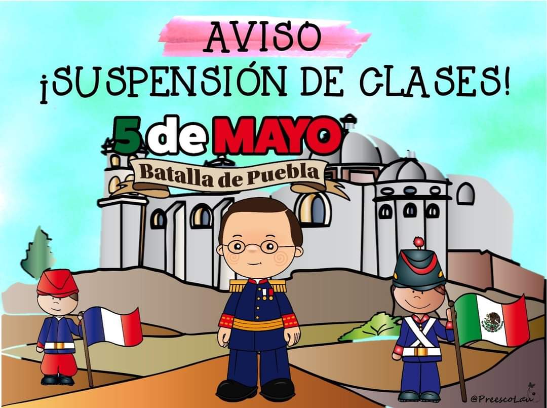 Suspensión de clases 5 de mayo