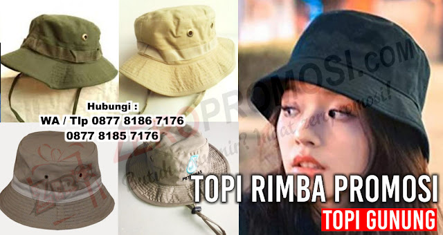 Topi Rimba, Buat Topi Rimba, Konveksi Topi Rimba, Topi bucket, topi rimba, topi mancing, topi keplek, topi gunung, topi turing, topi lapangan, topi petualang dengan harga termurah