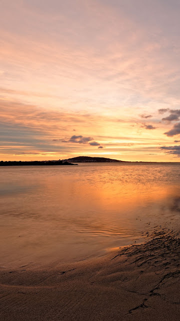 Free Wallpaper Beach, Sand, Horizon, Sunset, Landscape