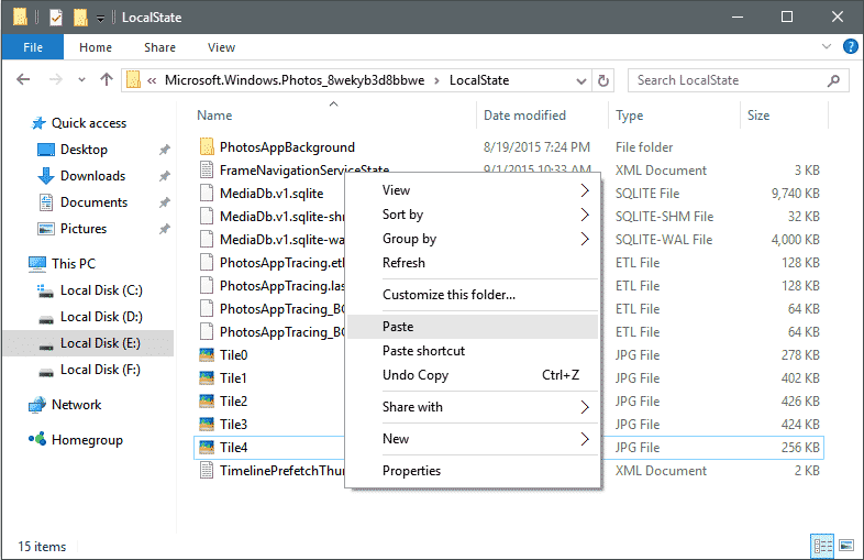 Set Custom Live Images for Photos App in Windows 10 Set Custom Live Images for Photos App in Windows 10