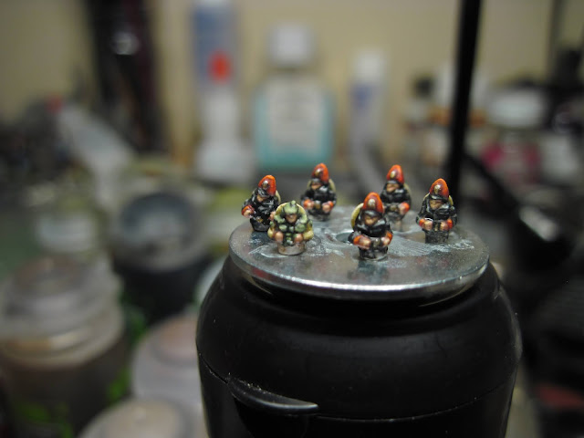 Armored Company Commissars and Commander