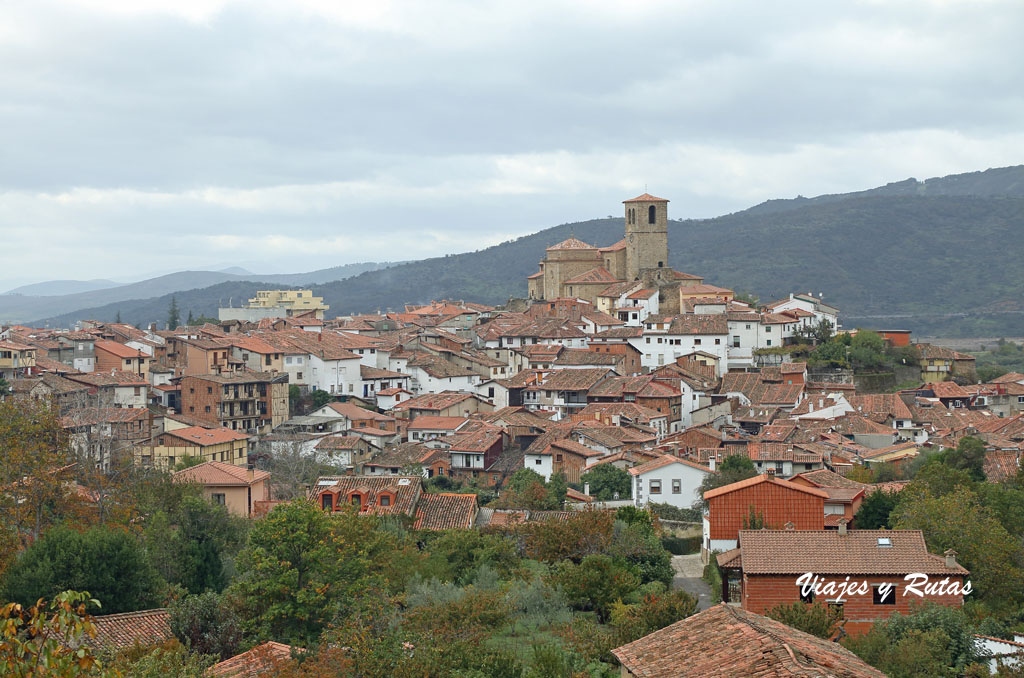 Vistas desde el puente de Hierro de Hervás