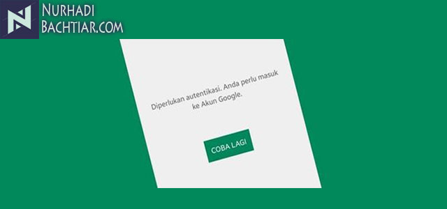 3 Cara Mengatasi Diperlukan Autentikasi Anda Perlu Masuk