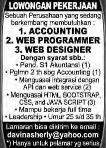Iklan Baris Lowongan Kerja Suara Merdeka 31 Juli 2016 Iklankecik