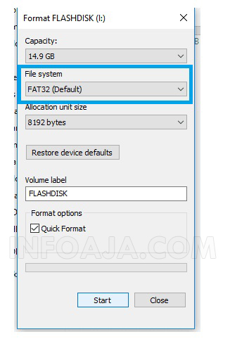 Inilah 5 Cara Mengatasi Flashdisk Yang Minta Di Format Terus Menerus Di Komputer Atau Laptop Infoaja Com