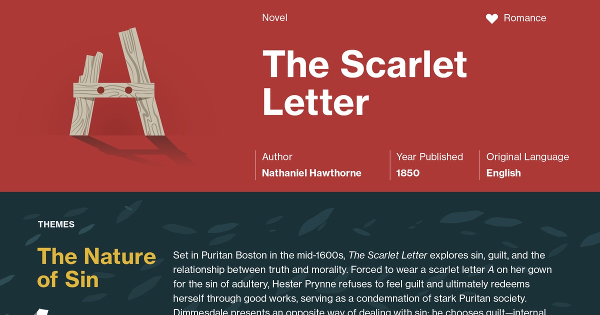 Symbols In The Scarlet Letter Thankyou Letter
