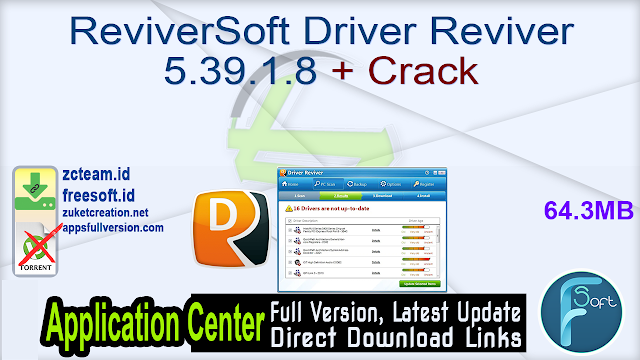 ReviverSoft Driver Reviver 5.39.1.8 + Crack_ ZcTeam.id